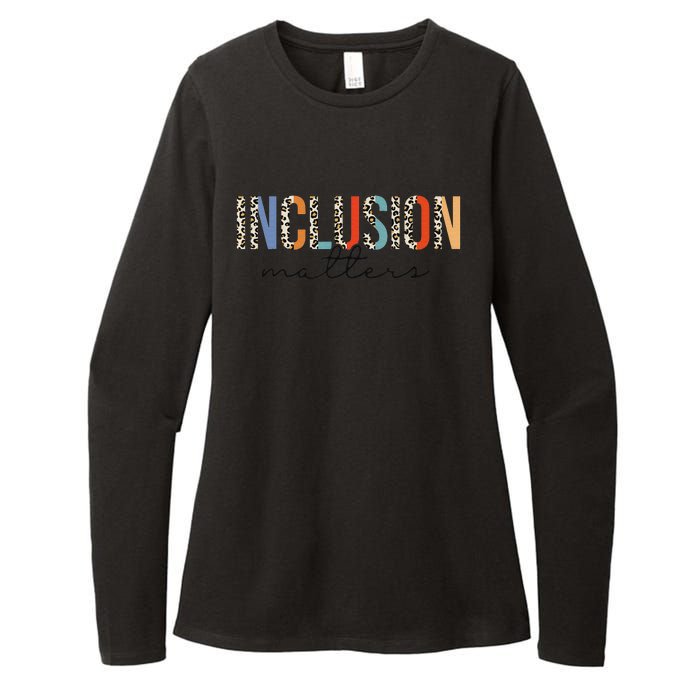 Inclusion Matters Special Education Autism Awareness Teacher Womens CVC Long Sleeve Shirt