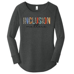 Inclusion Matters Special Education Autism Awareness Teacher Women's Perfect Tri Tunic Long Sleeve Shirt