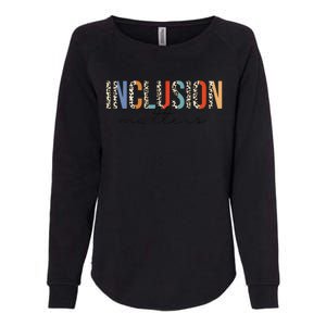 Inclusion Matters Special Education Autism Awareness Teacher Womens California Wash Sweatshirt