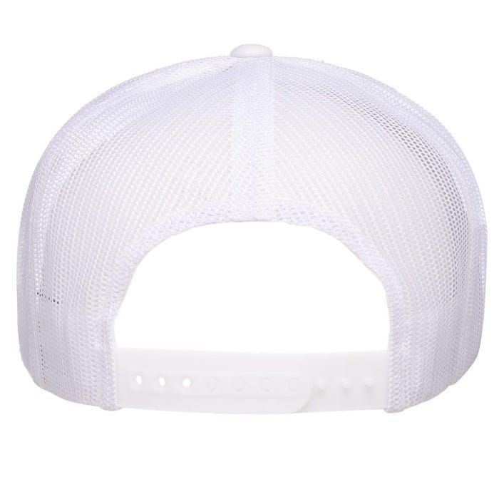 I May Seem Quiet Reserved But If You Mess With My Chickens Flat Bill Trucker Hat
