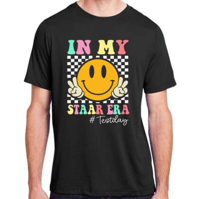 In My Staar Era Retro Smile Teacher Testing Test Day Adult ChromaSoft Performance T-Shirt