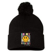 In My Staar Era Retro Smile Teacher Testing Test Day Pom Pom 12in Knit Beanie