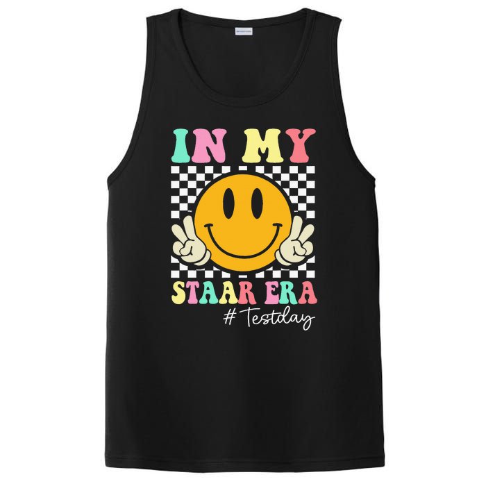 In My Staar Era Retro Smile Teacher Testing Test Day PosiCharge Competitor Tank