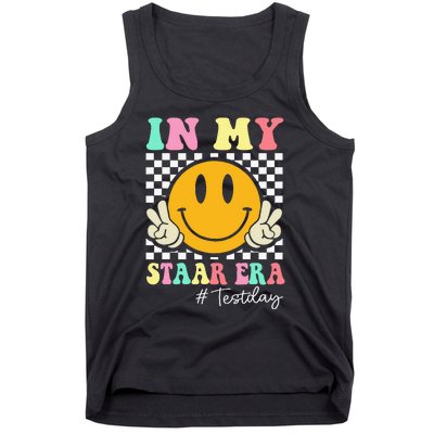 In My Staar Era Retro Smile Teacher Testing Test Day Tank Top