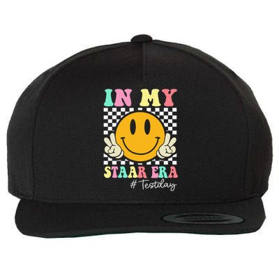 In My Staar Era Retro Smile Teacher Testing Test Day Wool Snapback Cap