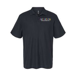 Inclusion Matters Special Education Autism Awareness Teacher Softstyle Adult Sport Polo