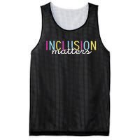 Inclusion Matters Special Education Autism Awareness Teacher Mesh Reversible Basketball Jersey Tank