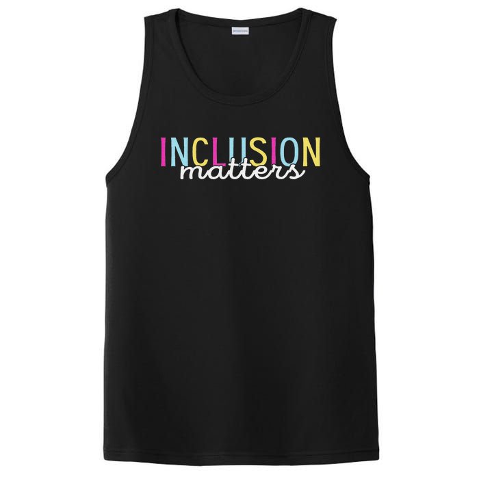 Inclusion Matters Special Education Autism Awareness Teacher PosiCharge Competitor Tank