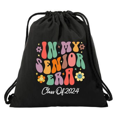 In My Senior Era Class Of 2024 Back To School Graduate Drawstring Bag
