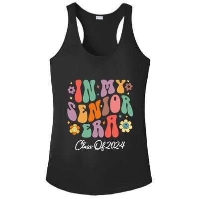 In My Senior Era Class Of 2024 Back To School Graduate Ladies PosiCharge Competitor Racerback Tank