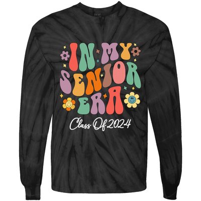 In My Senior Era Class Of 2024 Back To School Graduate Tie-Dye Long Sleeve Shirt