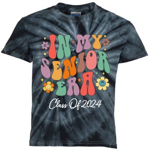 In My Senior Era Class Of 2024 Back To School Graduate Kids Tie-Dye T-Shirt