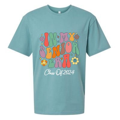 In My Senior Era Class Of 2024 Back To School Graduate Sueded Cloud Jersey T-Shirt