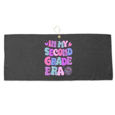 In My Second Grade Era Back To School 2nd Grade Teacher Large Microfiber Waffle Golf Towel