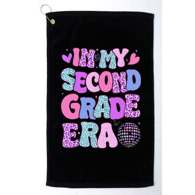 In My Second Grade Era Back To School 2nd Grade Teacher Platinum Collection Golf Towel