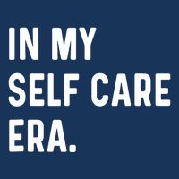In My Self Care Era Funny Eras Trend Saying Quotes 7 Panel Mesh Trucker Snapback Hat