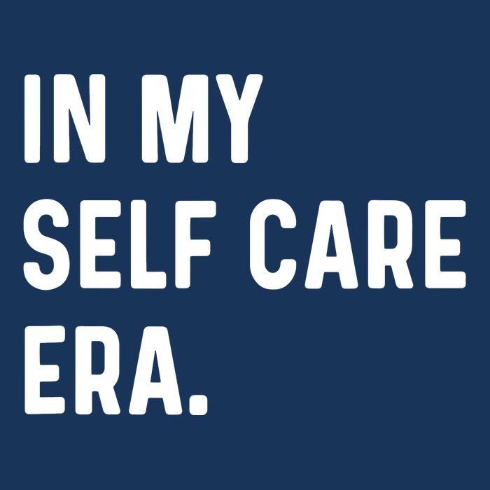 In My Self Care Era Funny Eras Trend Saying Quotes 7 Panel Mesh Trucker Snapback Hat