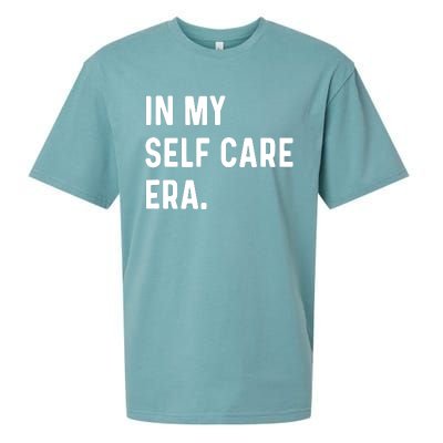 In My Self Care Era Funny Eras Trend Saying Quotes Sueded Cloud Jersey T-Shirt