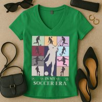 In My Soccer Era Women's V-Neck T-Shirt