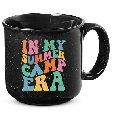 In My Summer Camp Era Retro Groovy 15oz Campfire Ceramic Mug