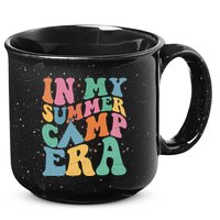 In My Summer Camp Era Retro Groovy 15oz Campfire Ceramic Mug