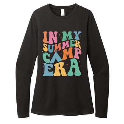 In My Summer Camp Era Retro Groovy Womens CVC Long Sleeve Shirt