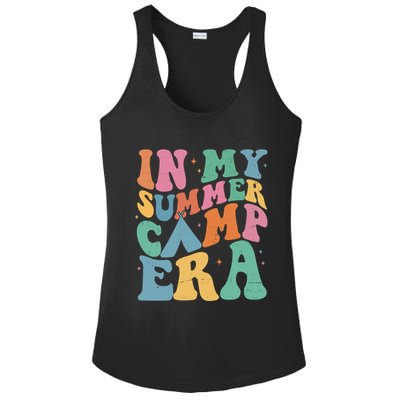 In My Summer Camp Era Retro Groovy Ladies PosiCharge Competitor Racerback Tank