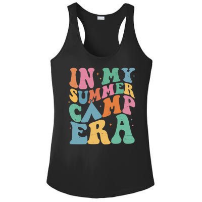 In My Summer Camp Era Retro Groovy Ladies PosiCharge Competitor Racerback Tank