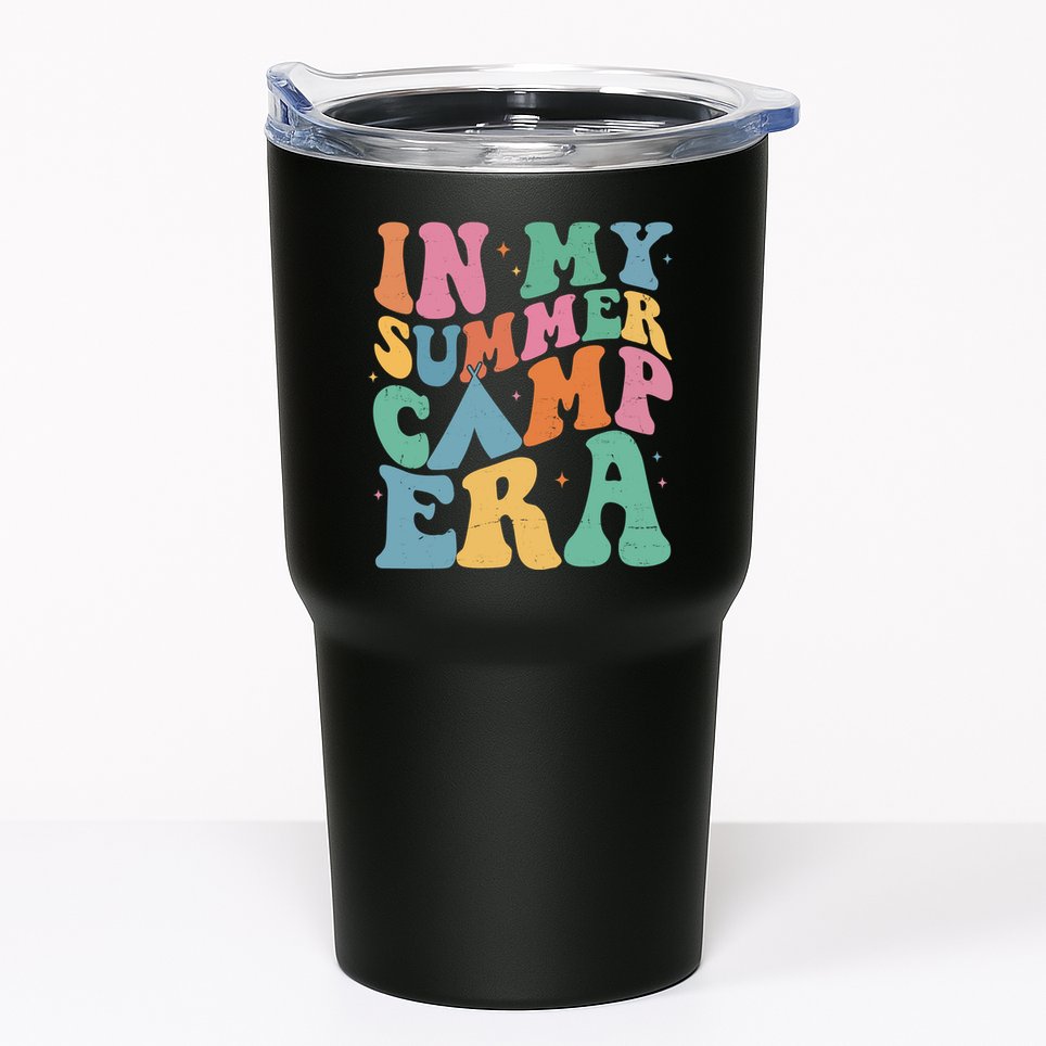 In My Summer Camp Era Retro Groovy Tumbler