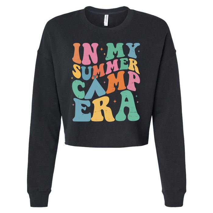 In My Summer Camp Era Retro Groovy Cropped Pullover Crew