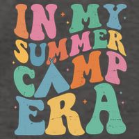 In My Summer Camp Era Retro Groovy Vector Backpack