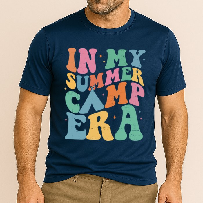 In My Summer Camp Era Retro Groovy Performance Shirt
