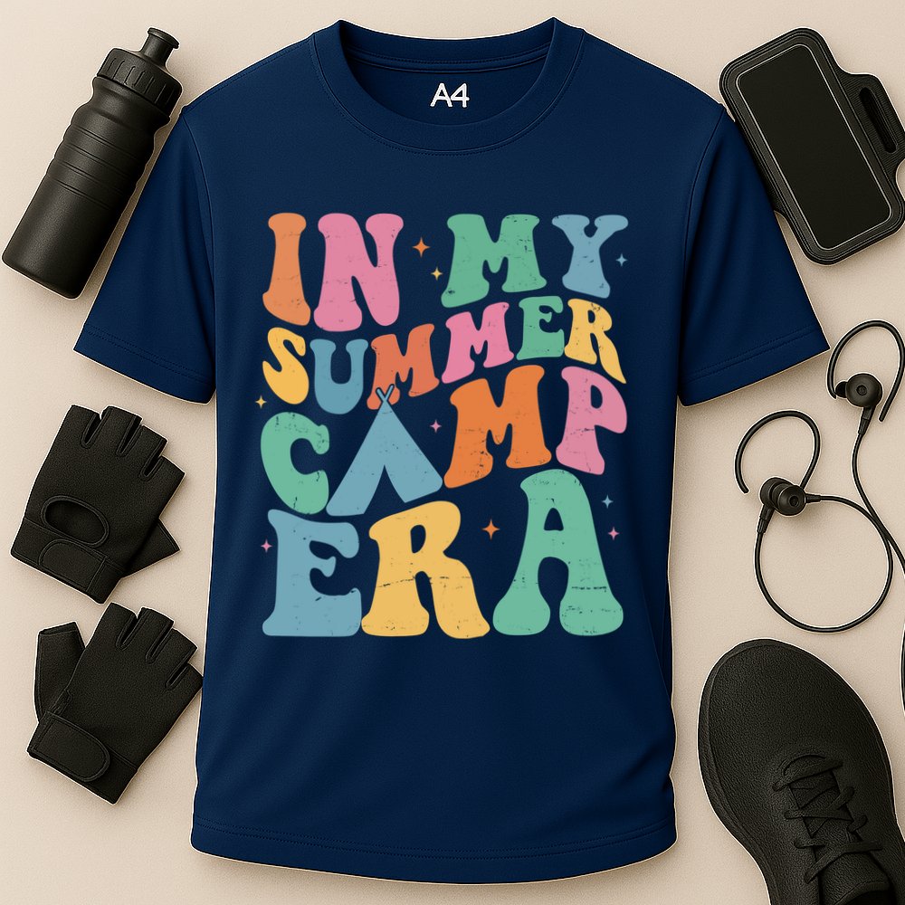 In My Summer Camp Era Retro Groovy Performance Shirt