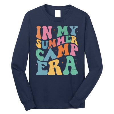 In My Summer Camp Era Retro Groovy Long Sleeve Shirt