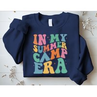 In My Summer Camp Era Retro Groovy Sweatshirt