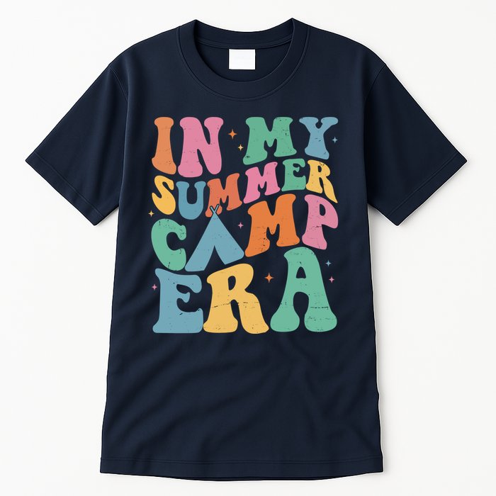 In My Summer Camp Era Retro Groovy Tall T-Shirt