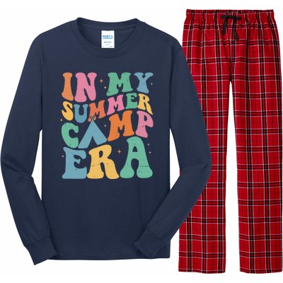 In My Summer Camp Era Retro Groovy Long Sleeve Pajama Set