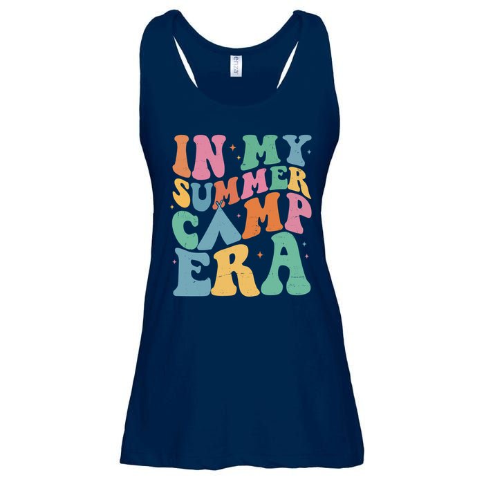 In My Summer Camp Era Retro Groovy Ladies Essential Flowy Tank