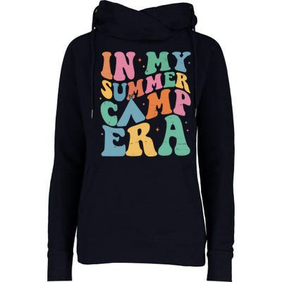 In My Summer Camp Era Retro Groovy Womens Funnel Neck Pullover Hood