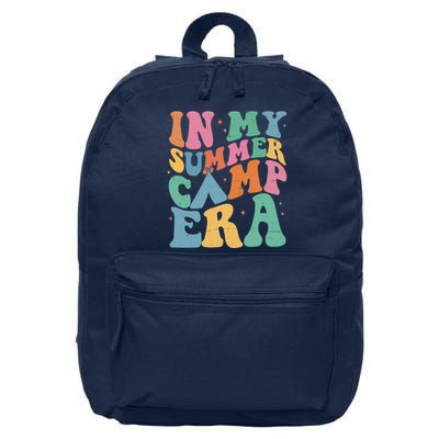 In My Summer Camp Era Retro Groovy 16 in Basic Backpack