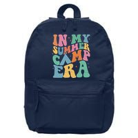 In My Summer Camp Era Retro Groovy 16 in Basic Backpack