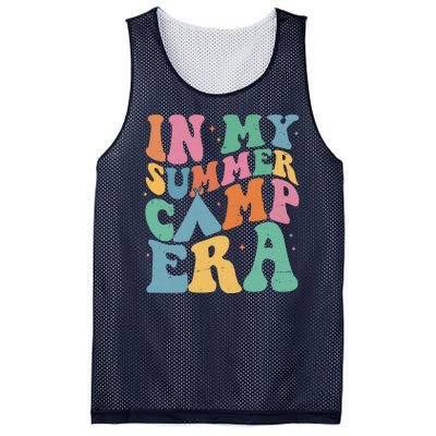 In My Summer Camp Era Retro Groovy Mesh Reversible Basketball Jersey Tank