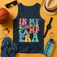 In My Summer Camp Era Retro Groovy Tank Top
