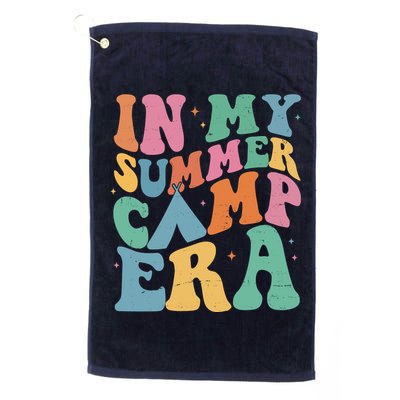 In My Summer Camp Era Retro Groovy Golf Towel