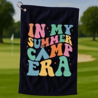 In My Summer Camp Era Retro Groovy Golf Towel