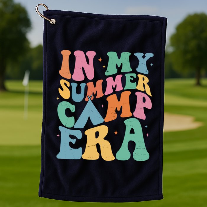 In My Summer Camp Era Retro Groovy Golf Towel