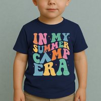 In My Summer Camp Era Retro Groovy Toddler T-Shirt