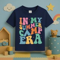 In My Summer Camp Era Retro Groovy Toddler T-Shirt