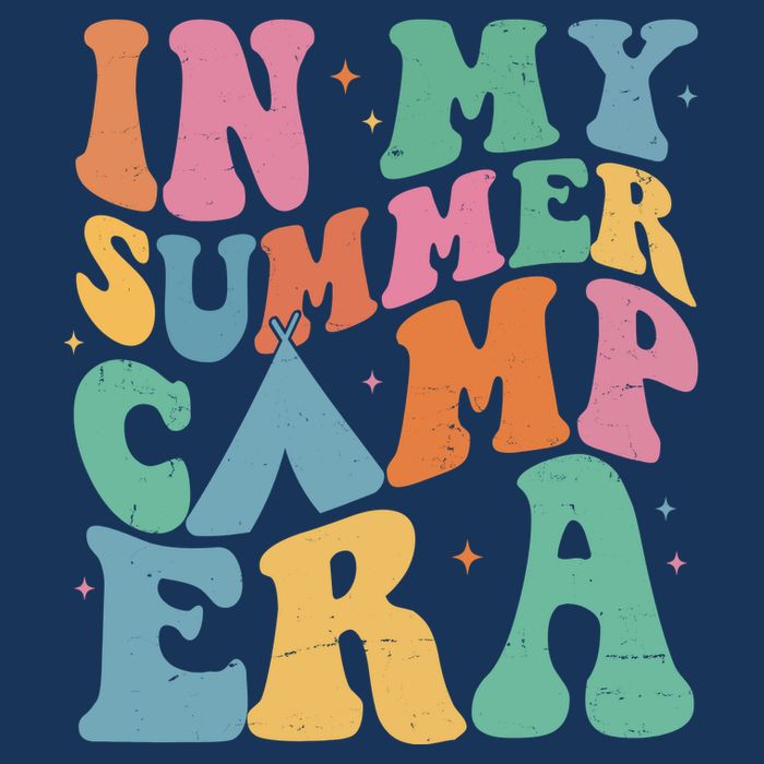 In My Summer Camp Era Retro Groovy Toddler T-Shirt