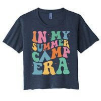 In My Summer Camp Era Retro Groovy Women's Crop Top Tee